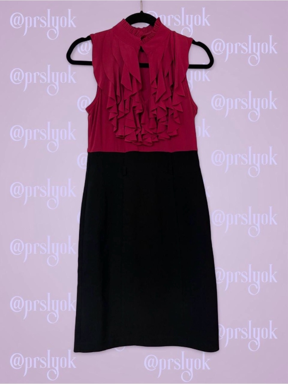 Snap - Black Pink Dress - size 7